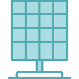 Solar panel icon