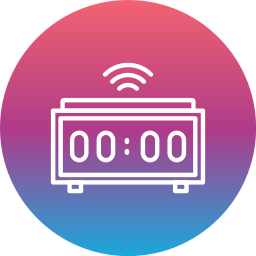 Digital clock icon