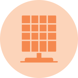 Solar panel icon