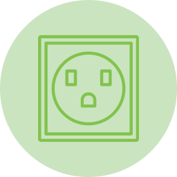 Wall socket icon