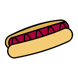 hot-dog Icône