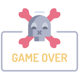 game over Ícone