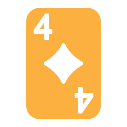 Four of diamonds icon