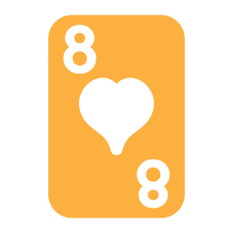 Eight of hearts icon