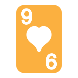 nueve de corazones icono