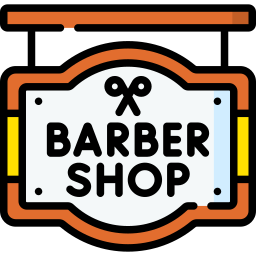 barbería icono