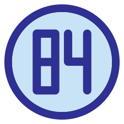 84 icon