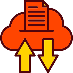 transferencia de datos icono