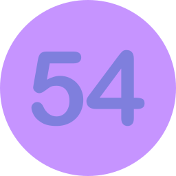 Fifty four icon