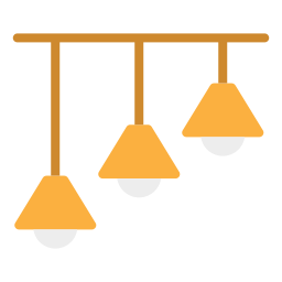 Lamp decor icon