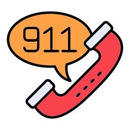 911 zadzwoń ikona