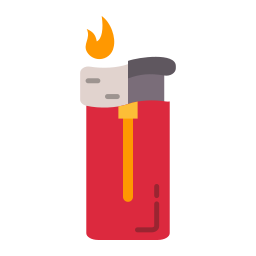 encendedor de fuego icono