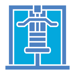 máquina de gimnasio icono