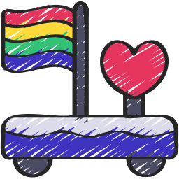 Pride parade icon