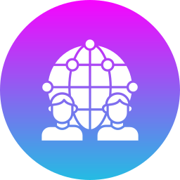 globales netzwerk icon