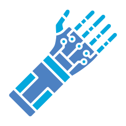 bioniczne ramię ikona