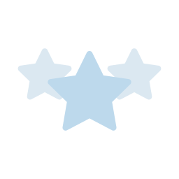 trois étoiles Icône