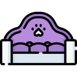 Łóżko dla zwierząt ikona