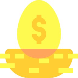 huevo dorado icono