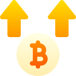 Rise in value icon