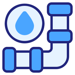 tubería de agua icono