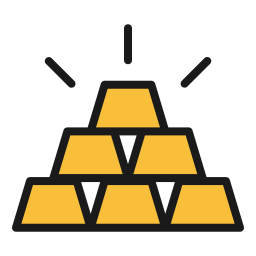 Gold bar icon