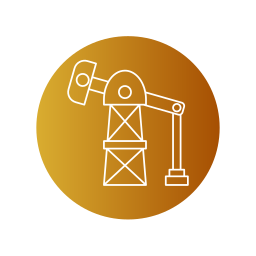 extraction de pétrole Icône