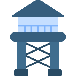 Water tower icon