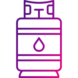 Gas cylinder icon