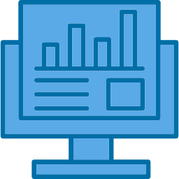 rapport en ligne Icône