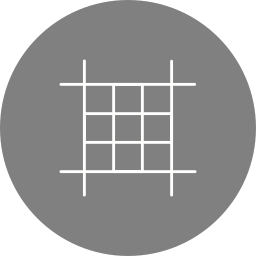 układ kwadratowy ikona