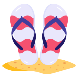 Flip flop icon