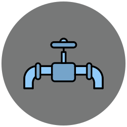 Gas pipe icon