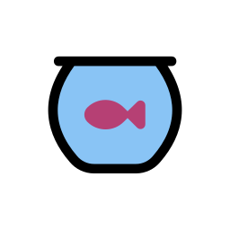 Fish bowl icon