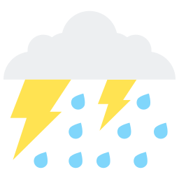 Heavy rain icon