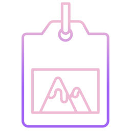 Ski pass icon