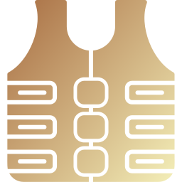 Bullet proof vest icon