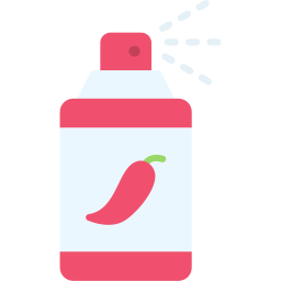 spray de pimenta Ícone