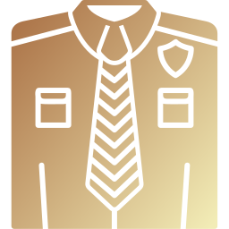 uniforme de police Icône