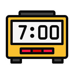 Digital clock icon