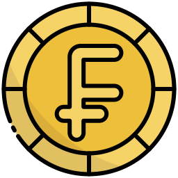 franco suizo icono