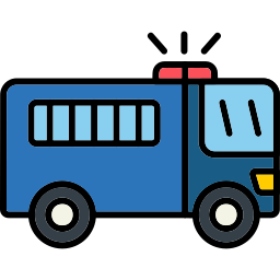Тюремный автобус иконка