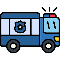 samochód policyjny ikona
