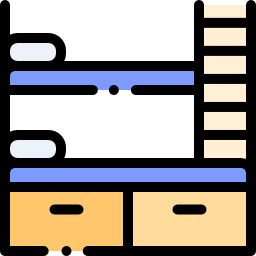 Łóżko piętrowe ikona
