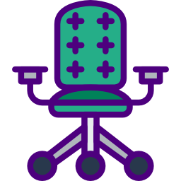 Office chair icon