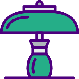 Bedroom lamp icon