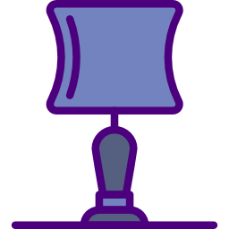 Bedroom lamp icon