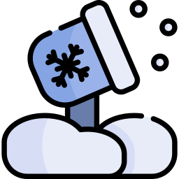 armatka śnieżna ikona