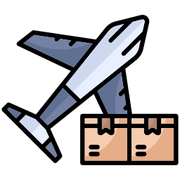 Air shipping icon