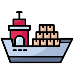 transporte marino icono